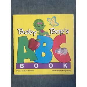 VINTAGE Baby Bop's ABC Paperback Book 1993 Barney USA Alphabet